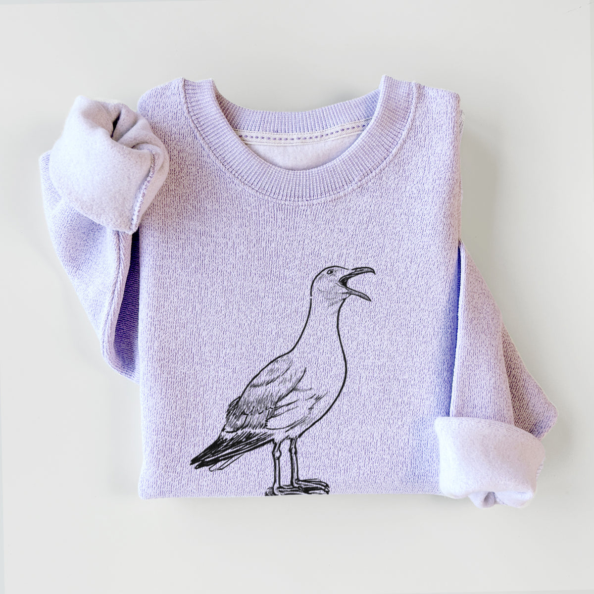 California Gull - Larus californicus - Knit Sweatshirt