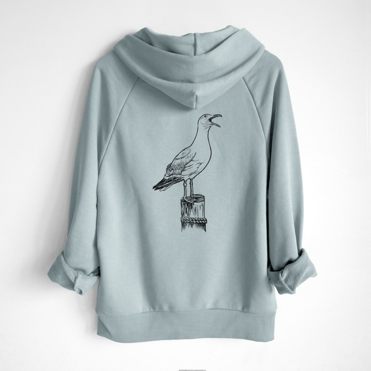 California Gull - Larus californicus - UltraLuxe Heavyweight French Terry Hoodie