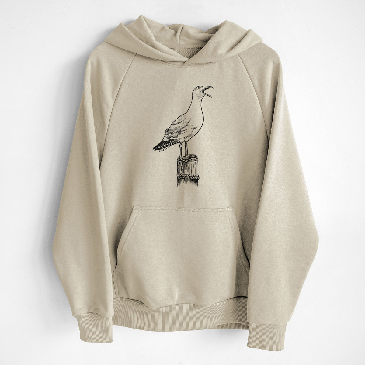 California Gull - Larus californicus - UltraLuxe Heavyweight French Terry Hoodie
