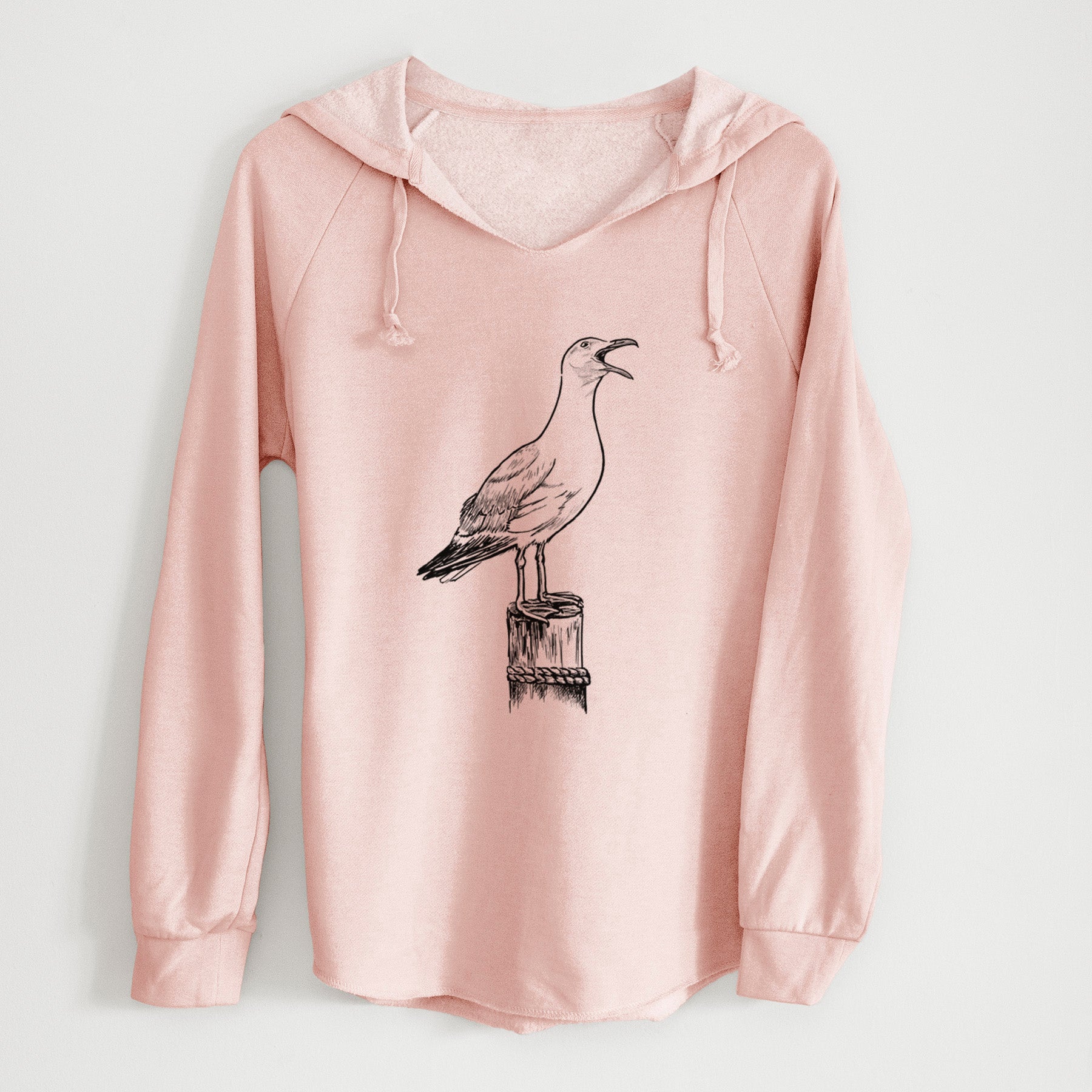California Gull - Larus californicus - Cali Wave Hooded Sweatshirt