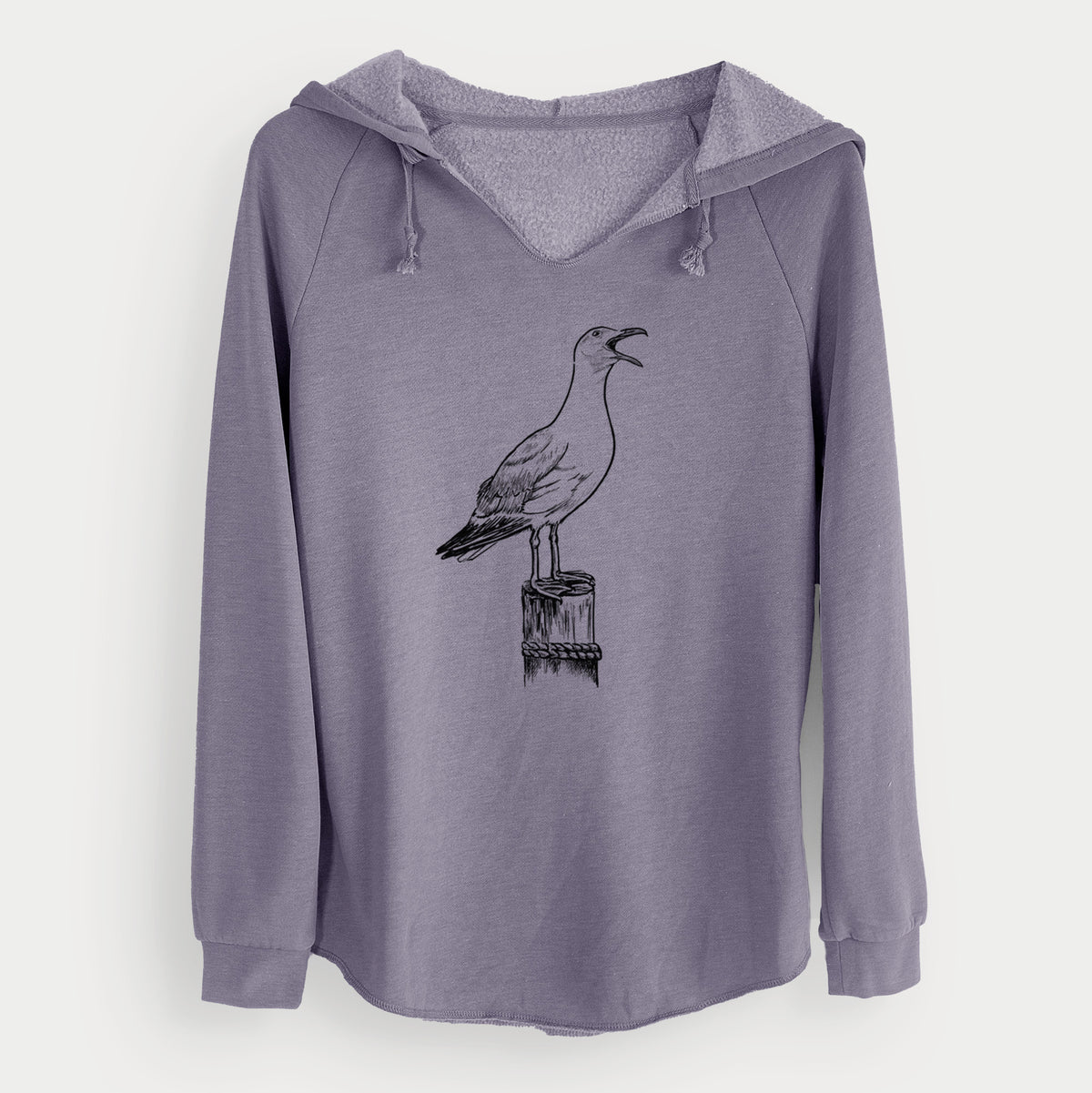 California Gull - Larus californicus - Cali Wave Hooded Sweatshirt