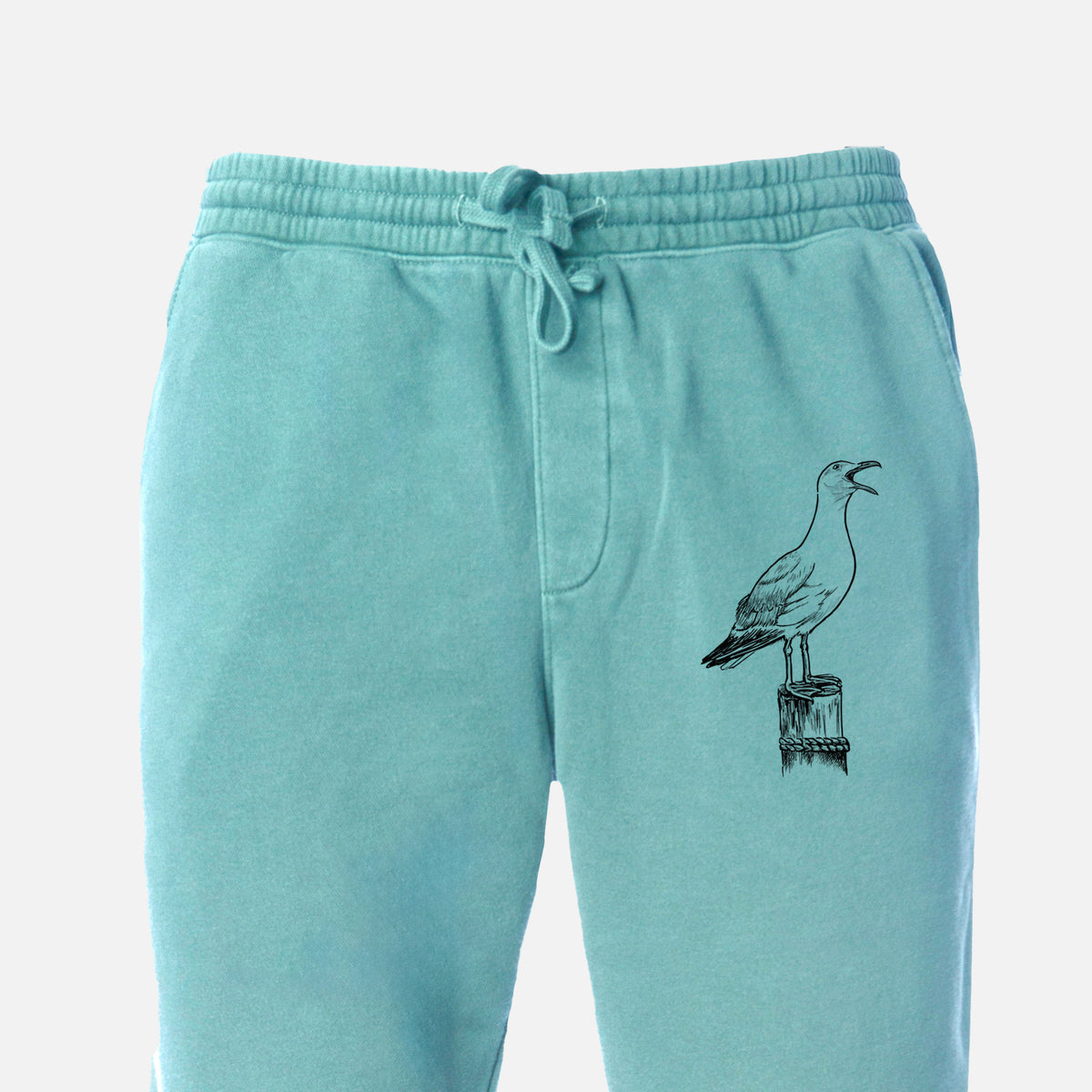 California Gull - Larus californicus - Unisex Pigment Dyed Sweatpants