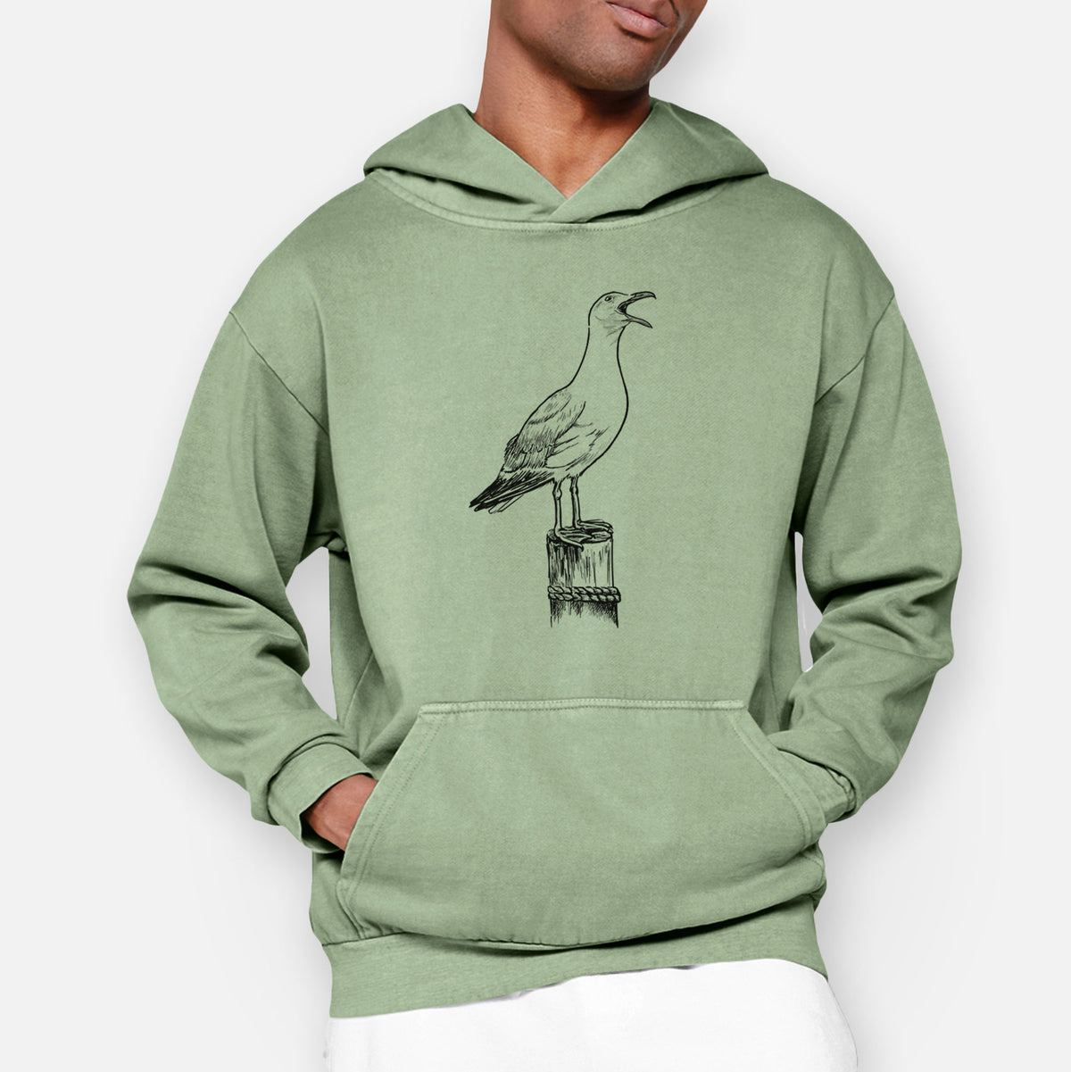 California Gull - Larus californicus  - Urban Heavyweight Hoodie