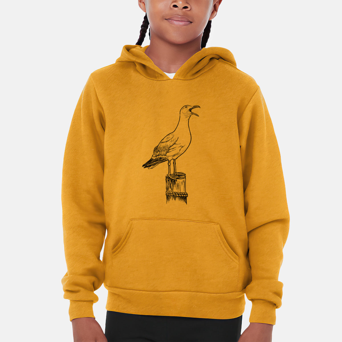 California Gull - Larus californicus - Youth Hoodie Sweatshirt