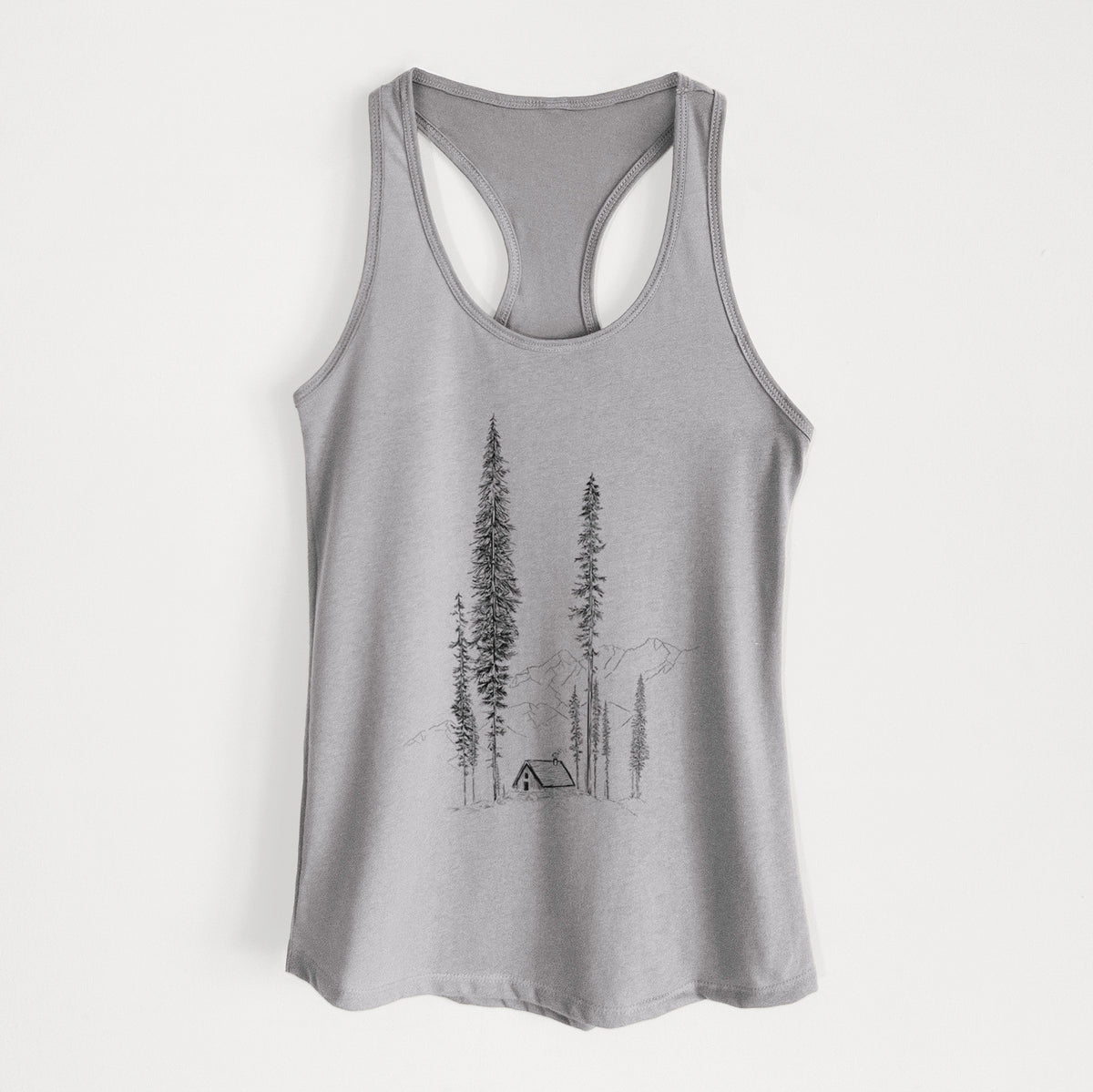 Mountain Pine Cabin Retreat - Women&#39;s Racerback Tanktop