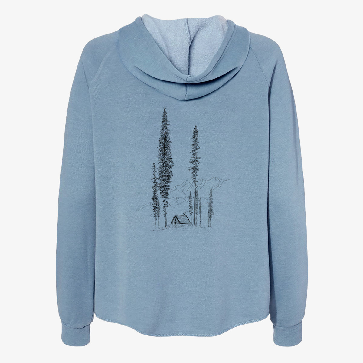 Mountain Pine Cabin Retreat - Women's Cali Wave Zip-Up Sweatshirt