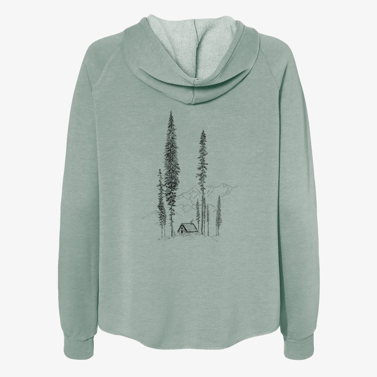 Mountain Pine Cabin Retreat - Women&#39;s Cali Wave Zip-Up Sweatshirt