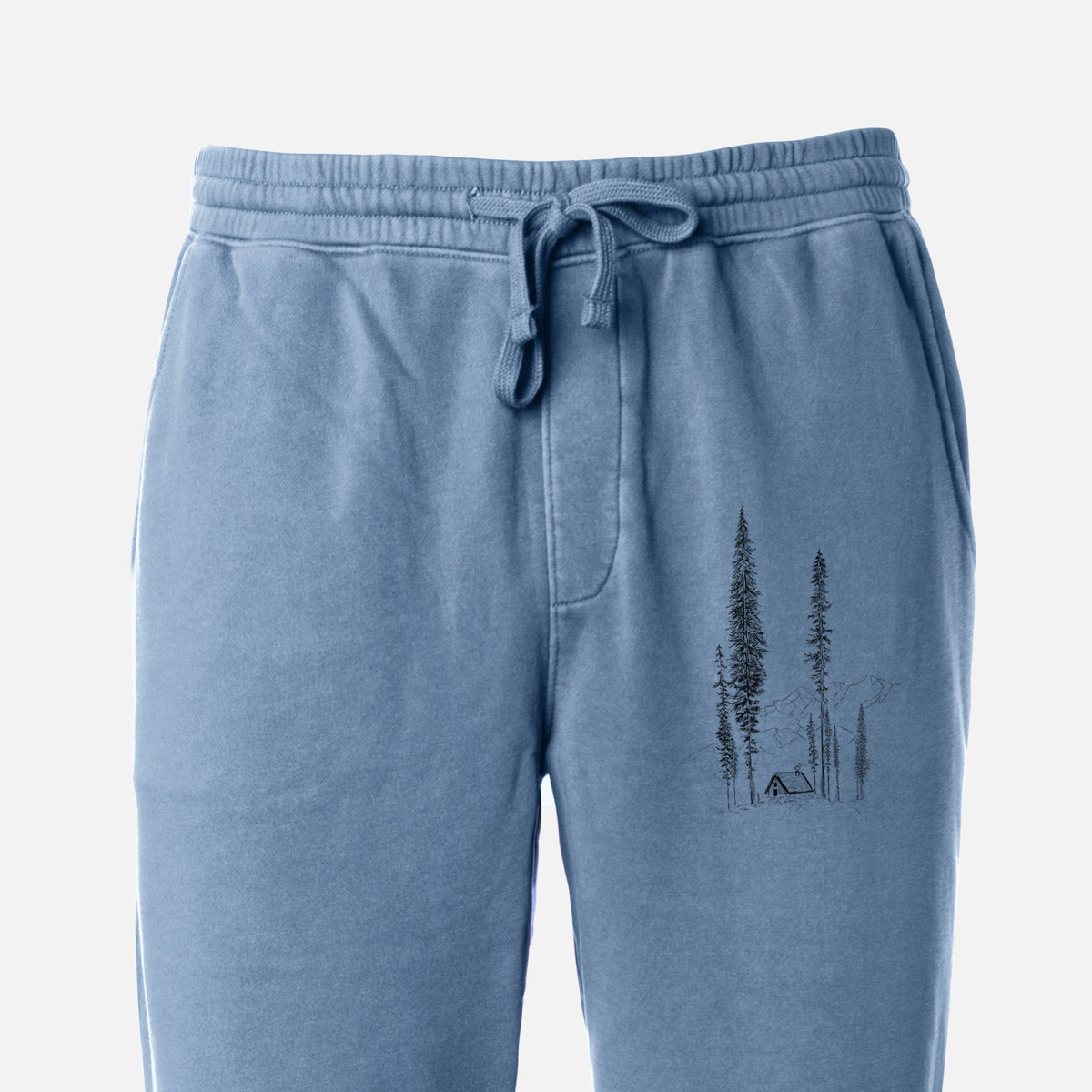 Mountain Pine Cabin Retreat - Unisex Pigment Dyed Sweatpants