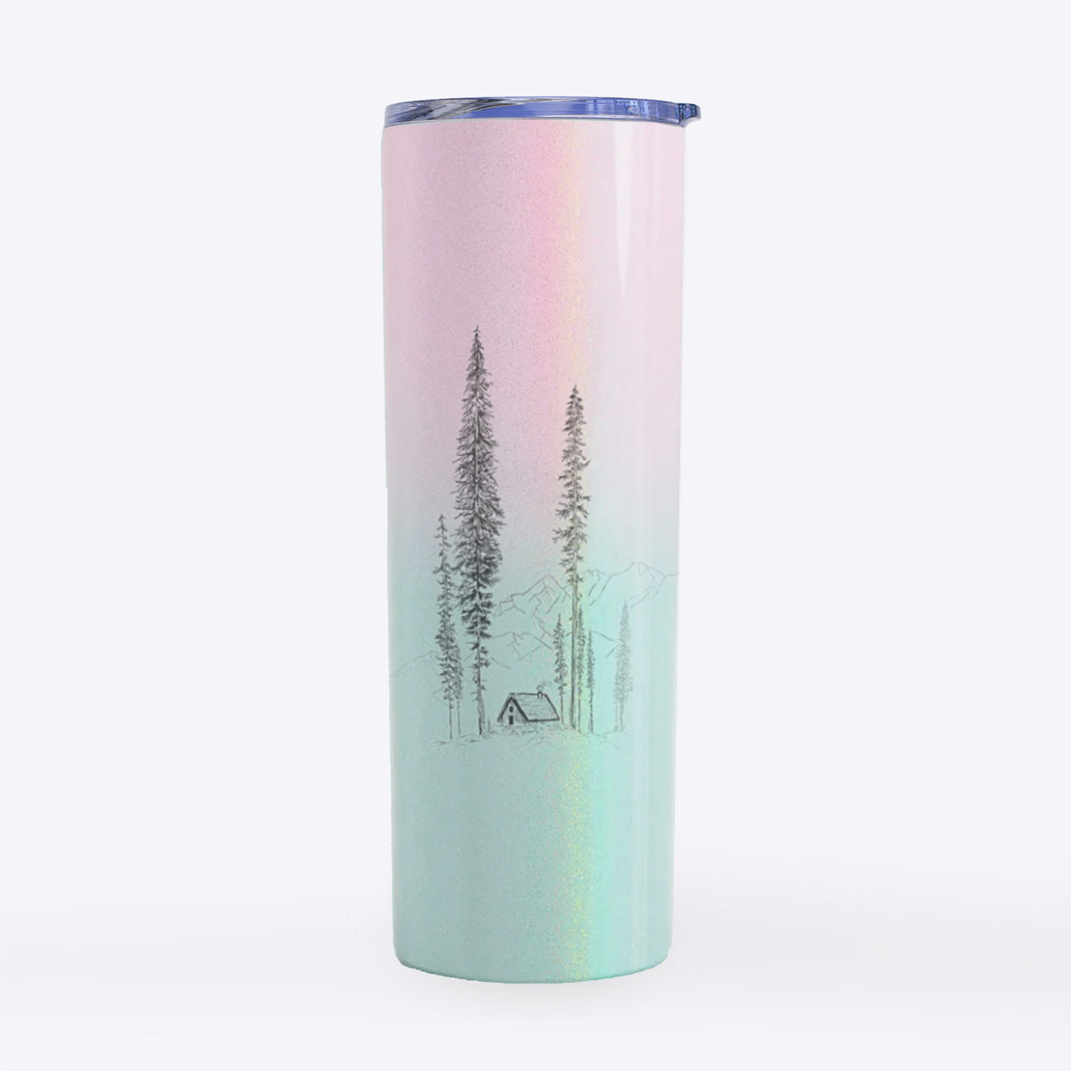 Mountain Pine Cabin Retreat - 20oz Skinny Tumbler