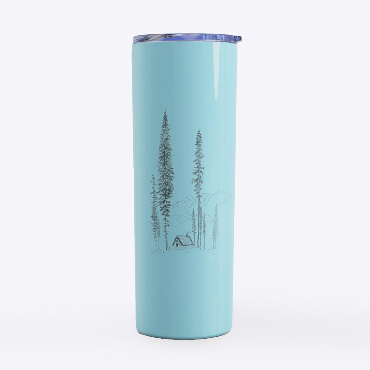 Mountain Pine Cabin Retreat - 20oz Skinny Tumbler