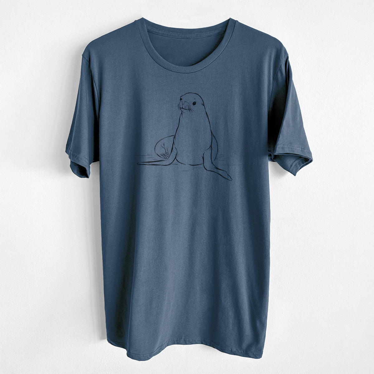 CLOSEOUT - California Sea Lion - Zalophus californianus - Unisex Crewneck - Made in USA - 100% Organic Cotton