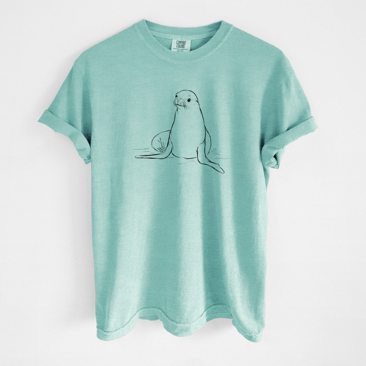 California Sea Lion - Zalophus californianus - Unisex Comfort Colors Garment-Dyed Heavyweight T-shirt