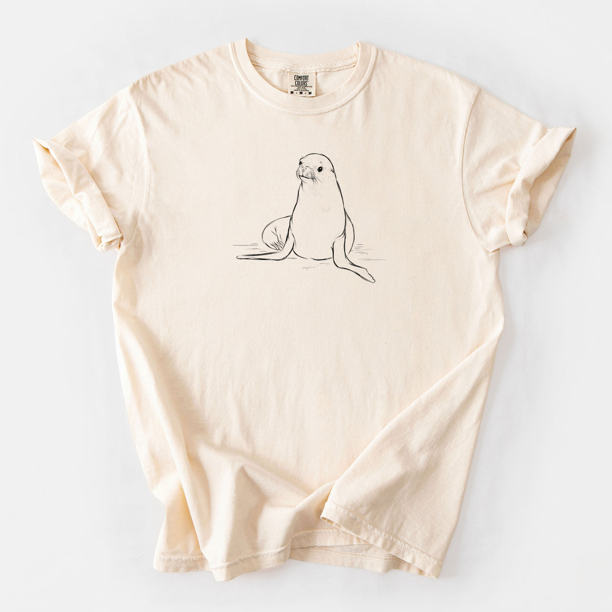 California Sea Lion - Zalophus californianus - Unisex Comfort Colors Garment-Dyed Heavyweight T-shirt
