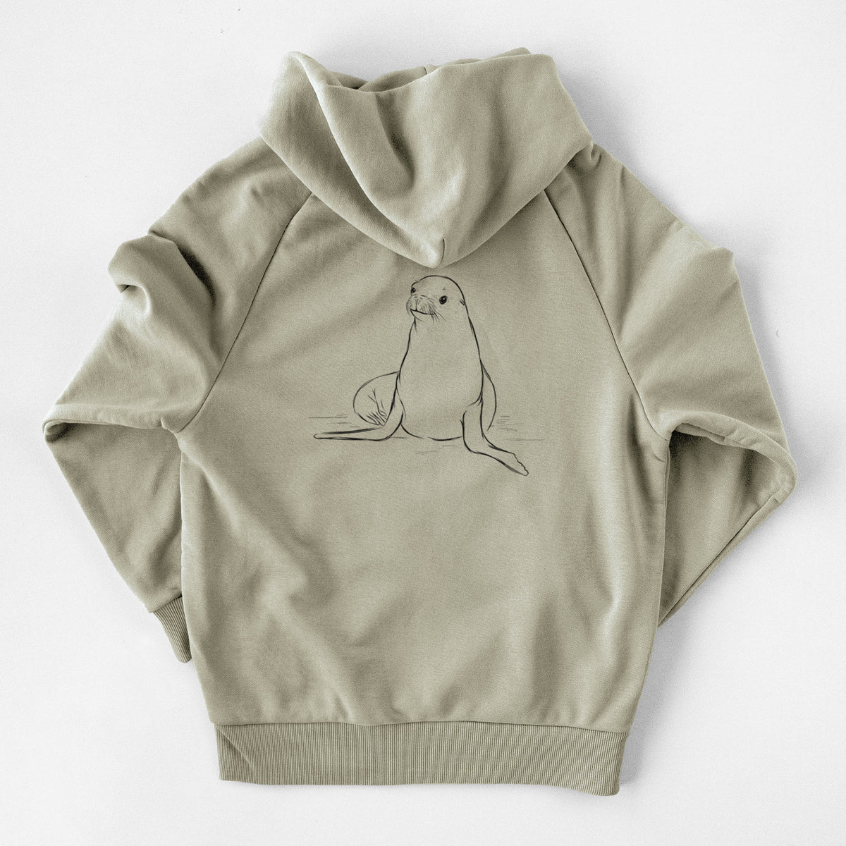 California Sea Lion - Zalophus californianus - UltraLuxe Heavyweight French Terry Hoodie
