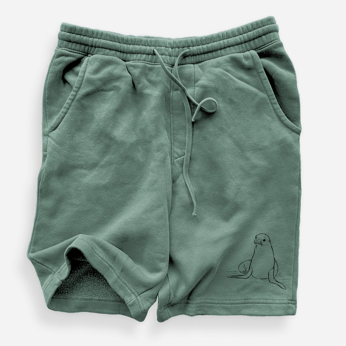 California Sea Lion - Zalophus californianus - Unisex Pigment Dyed Shorts