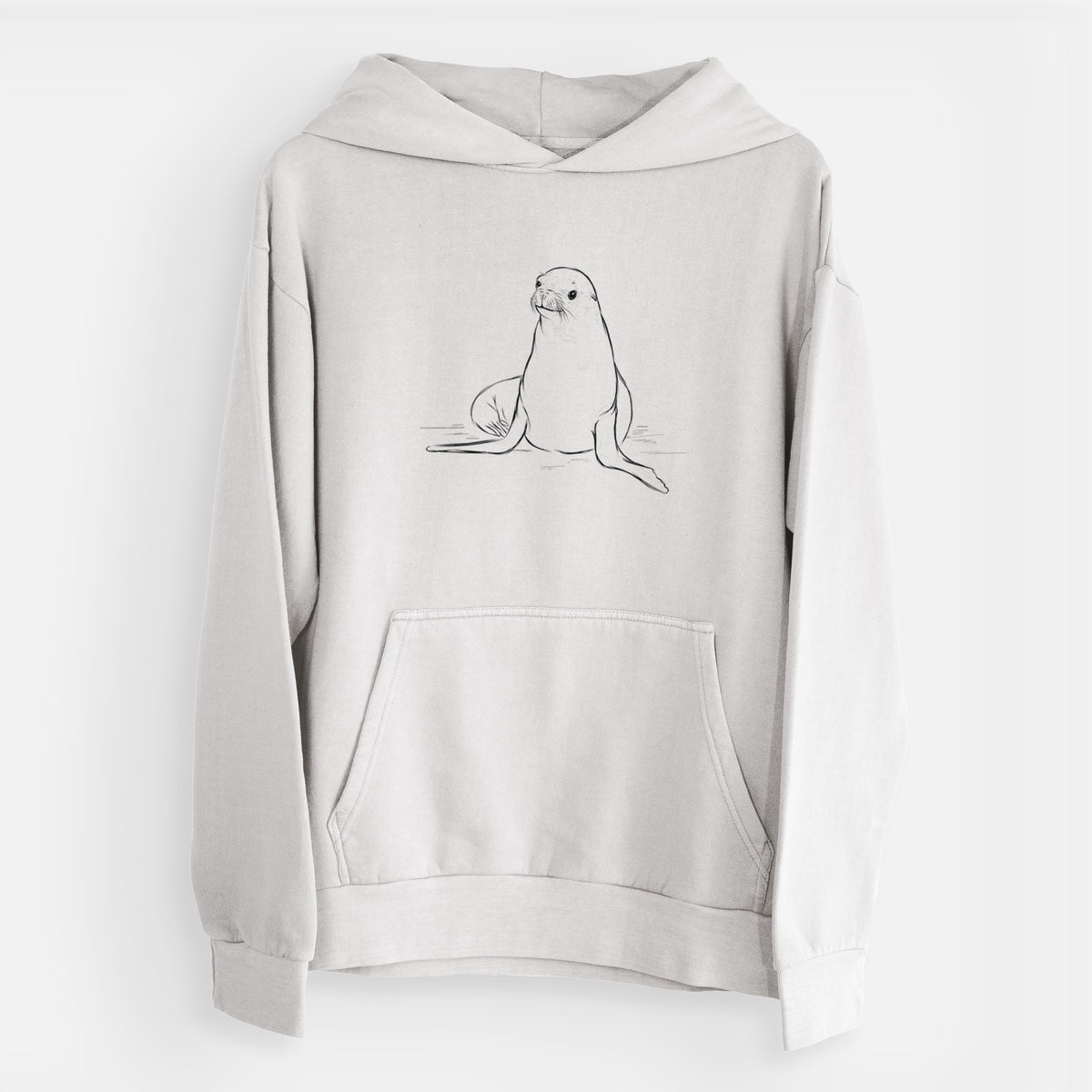 California Sea Lion - Zalophus californianus  - Urban Heavyweight Hoodie