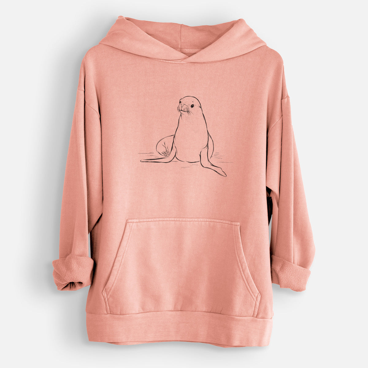 California Sea Lion - Zalophus californianus  - Urban Heavyweight Hoodie