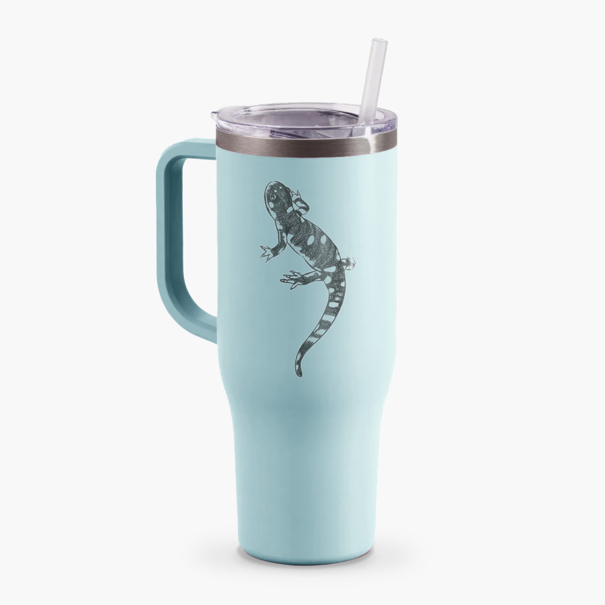 California Tiger Salamander - Ambystoma californiense - 40oz Tumbler with Handle