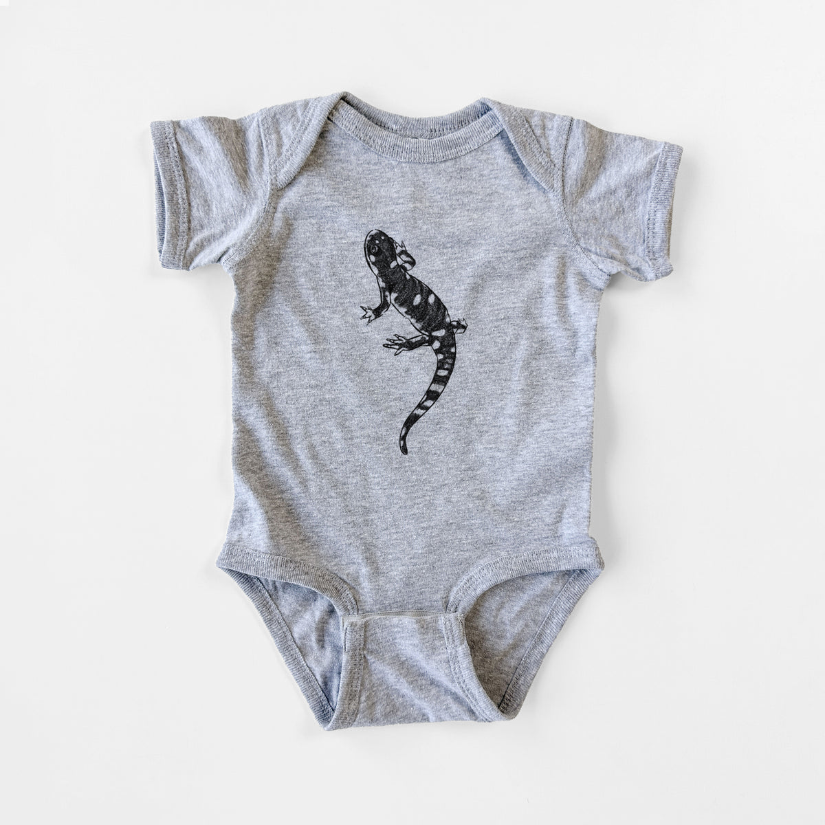 California Tiger Salamander - Ambystoma californiense - Baby Fine Jersey Bodysuit