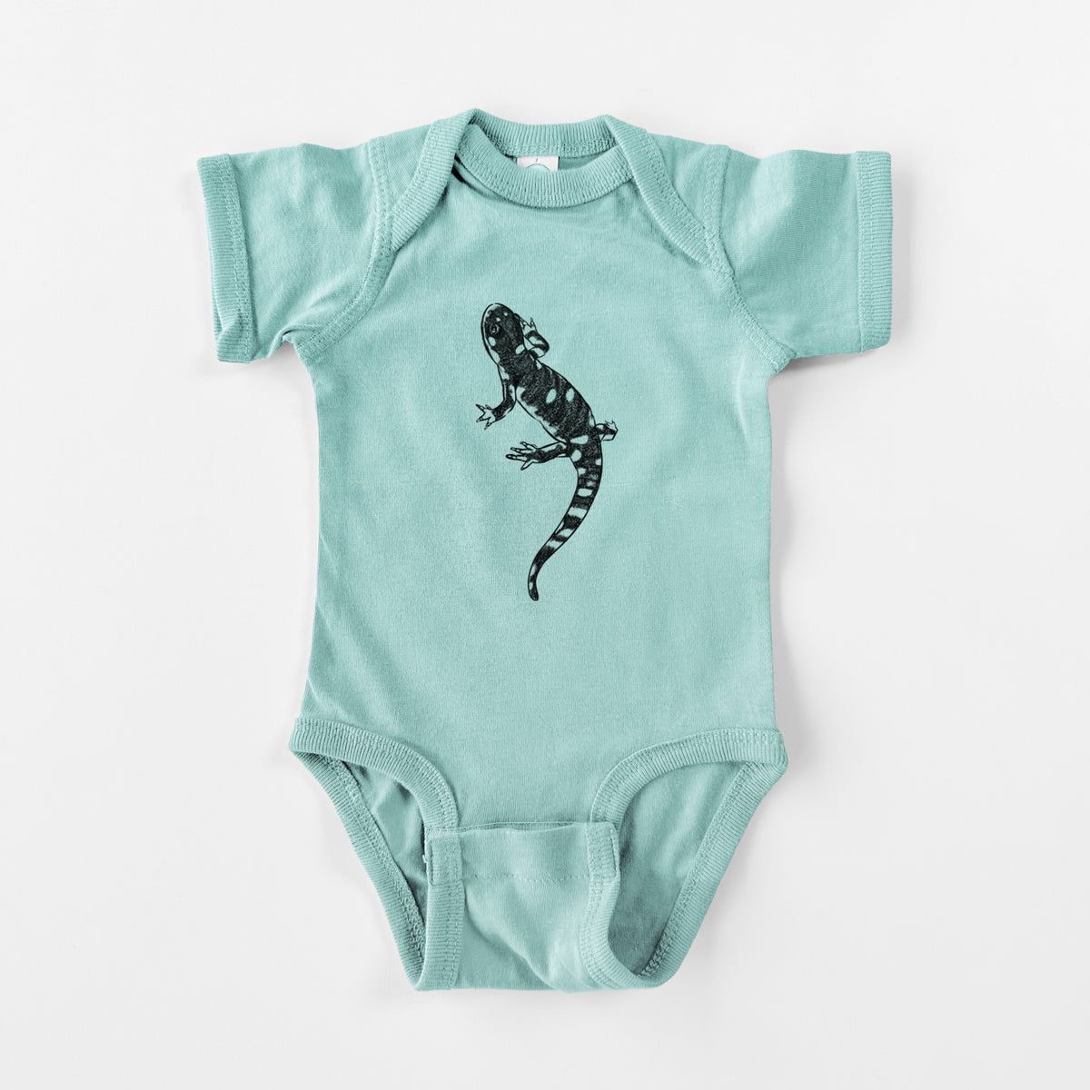 California Tiger Salamander - Ambystoma californiense - Baby Fine Jersey Bodysuit