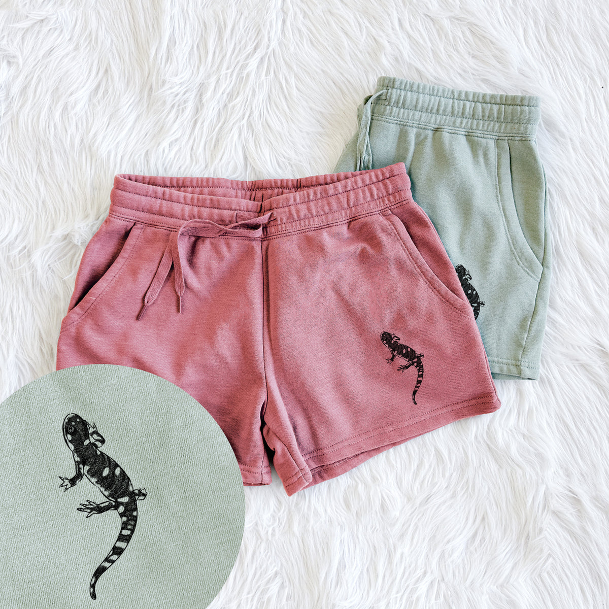 California Tiger Salamander - Ambystoma californiense - Women&#39;s Cali Wave Shorts