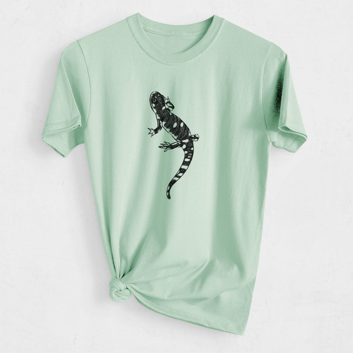 California Tiger Salamander - Ambystoma californiense - Heavyweight Men&#39;s 100% Organic Cotton Tee