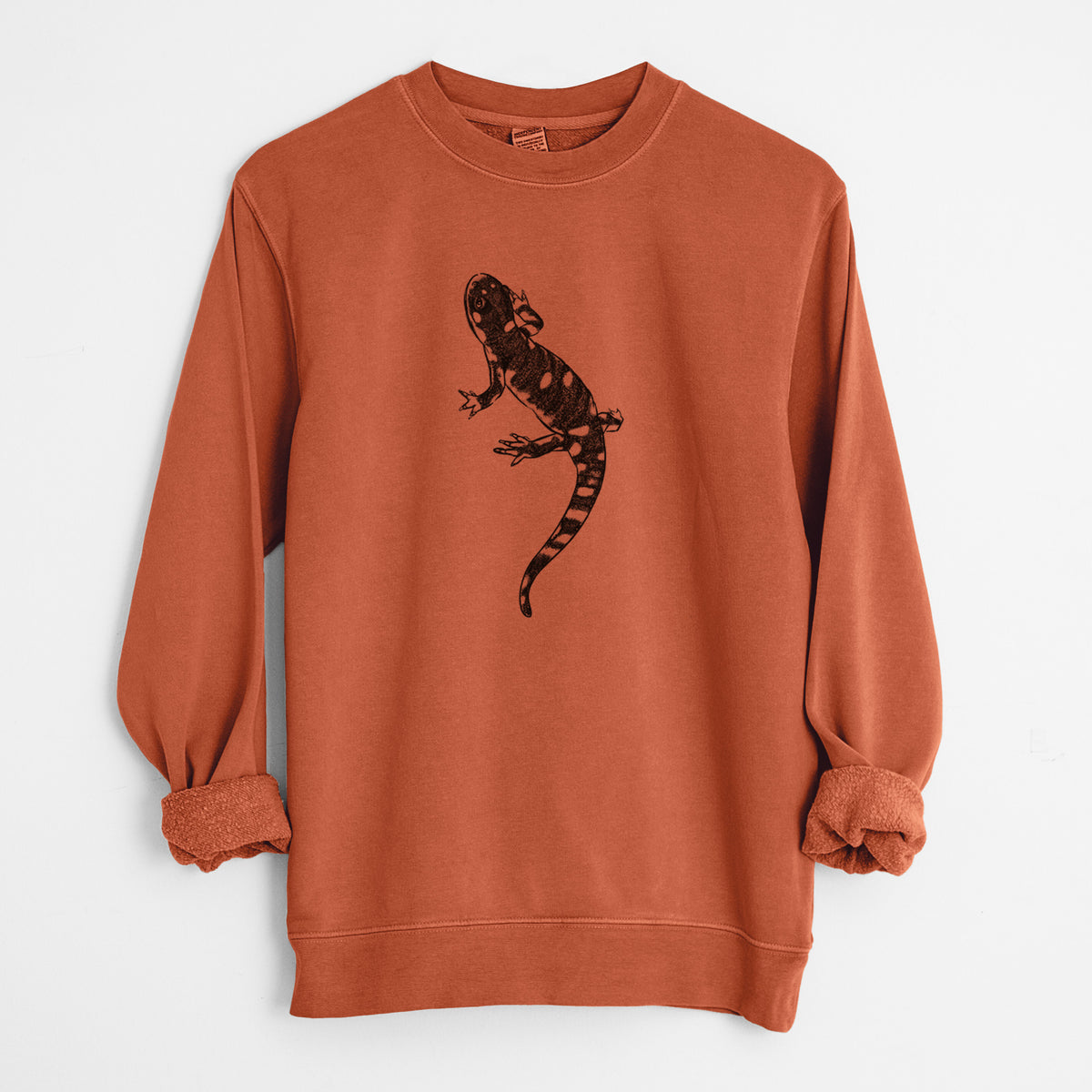 California Tiger Salamander - Ambystoma californiense - Unisex Pigment Dyed Crew Sweatshirt