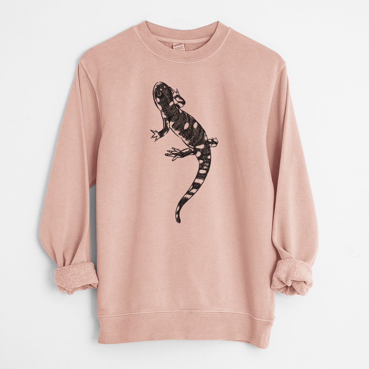 California Tiger Salamander - Ambystoma californiense - Unisex Pigment Dyed Crew Sweatshirt