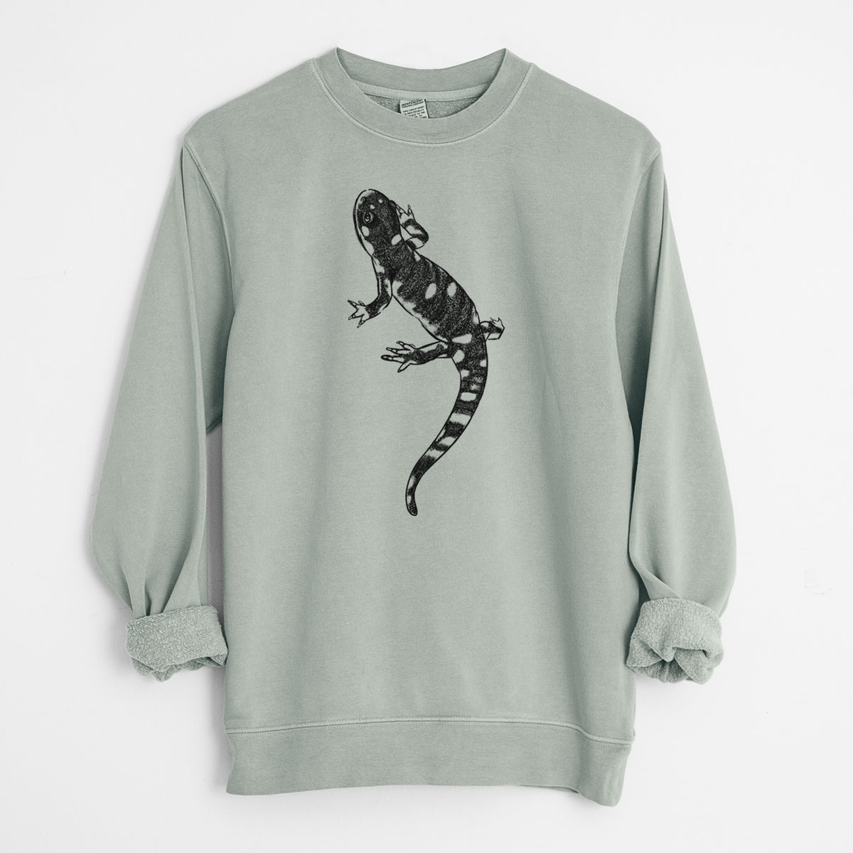 California Tiger Salamander - Ambystoma californiense - Unisex Pigment Dyed Crew Sweatshirt