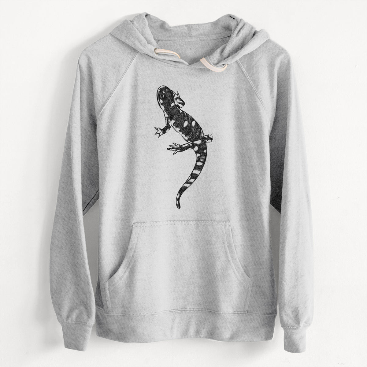 CLEARANCE - California Tiger Salamander - Ambystoma californiense  - Unisex Slim Fit Loopback Terry Hoodie