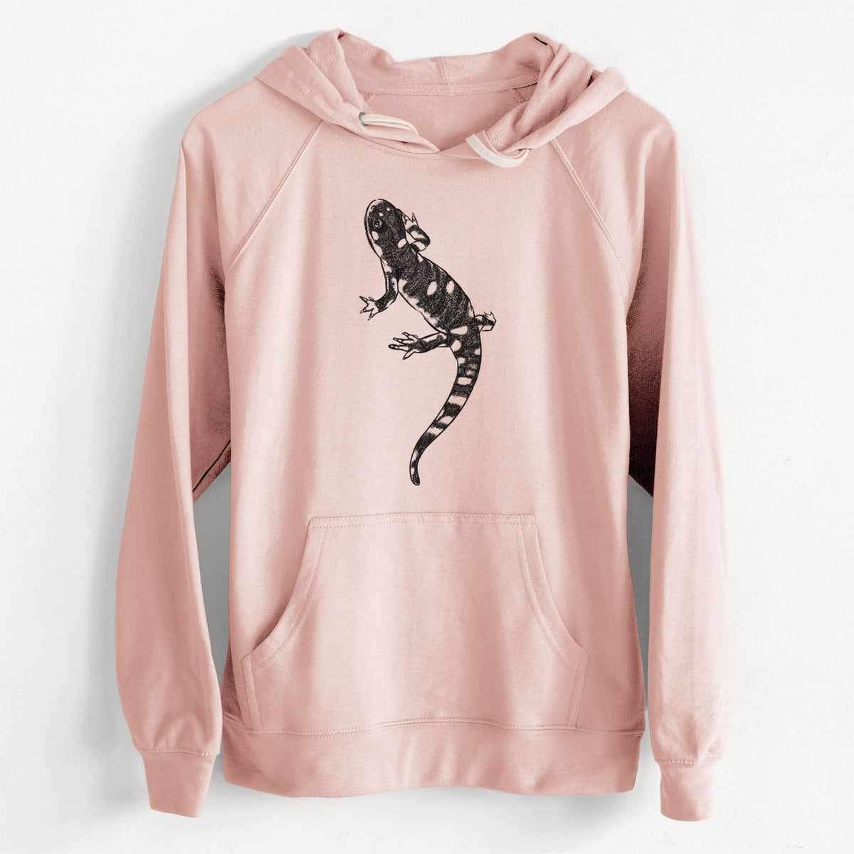 CLEARANCE - California Tiger Salamander - Ambystoma californiense  - Unisex Slim Fit Loopback Terry Hoodie