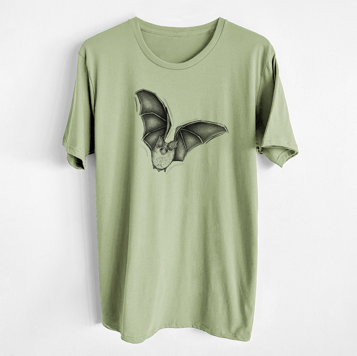 CLOSEOUT - Macrotus californicus - California Leaf-nosed Bat - Unisex Crewneck - Made in USA - 100% Organic Cotton