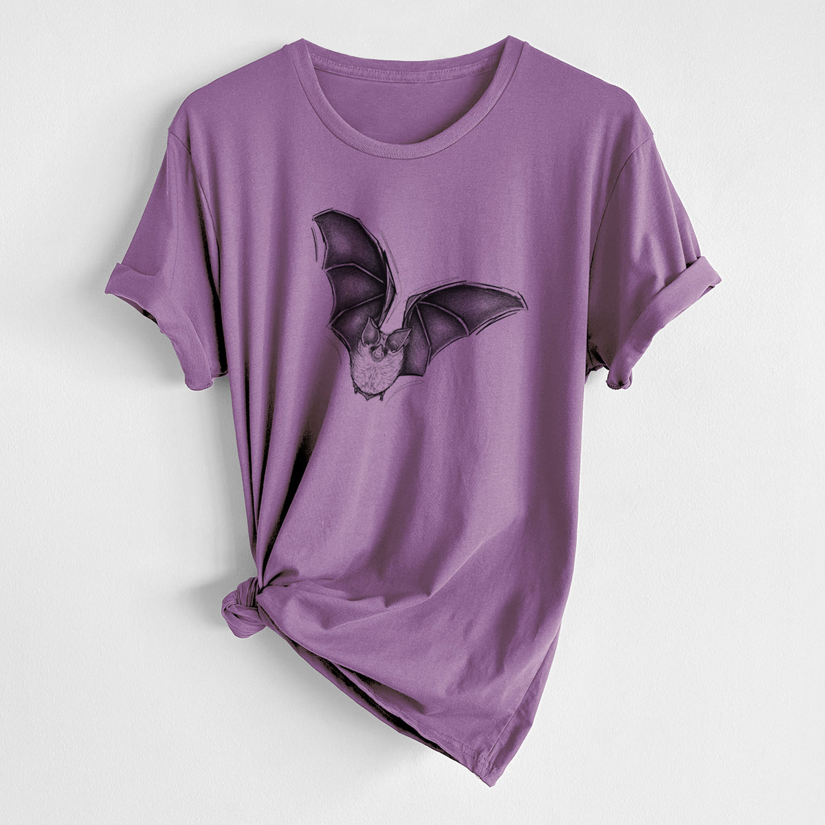 CLOSEOUT - Macrotus californicus - California Leaf-nosed Bat - Unisex Crewneck - Made in USA - 100% Organic Cotton