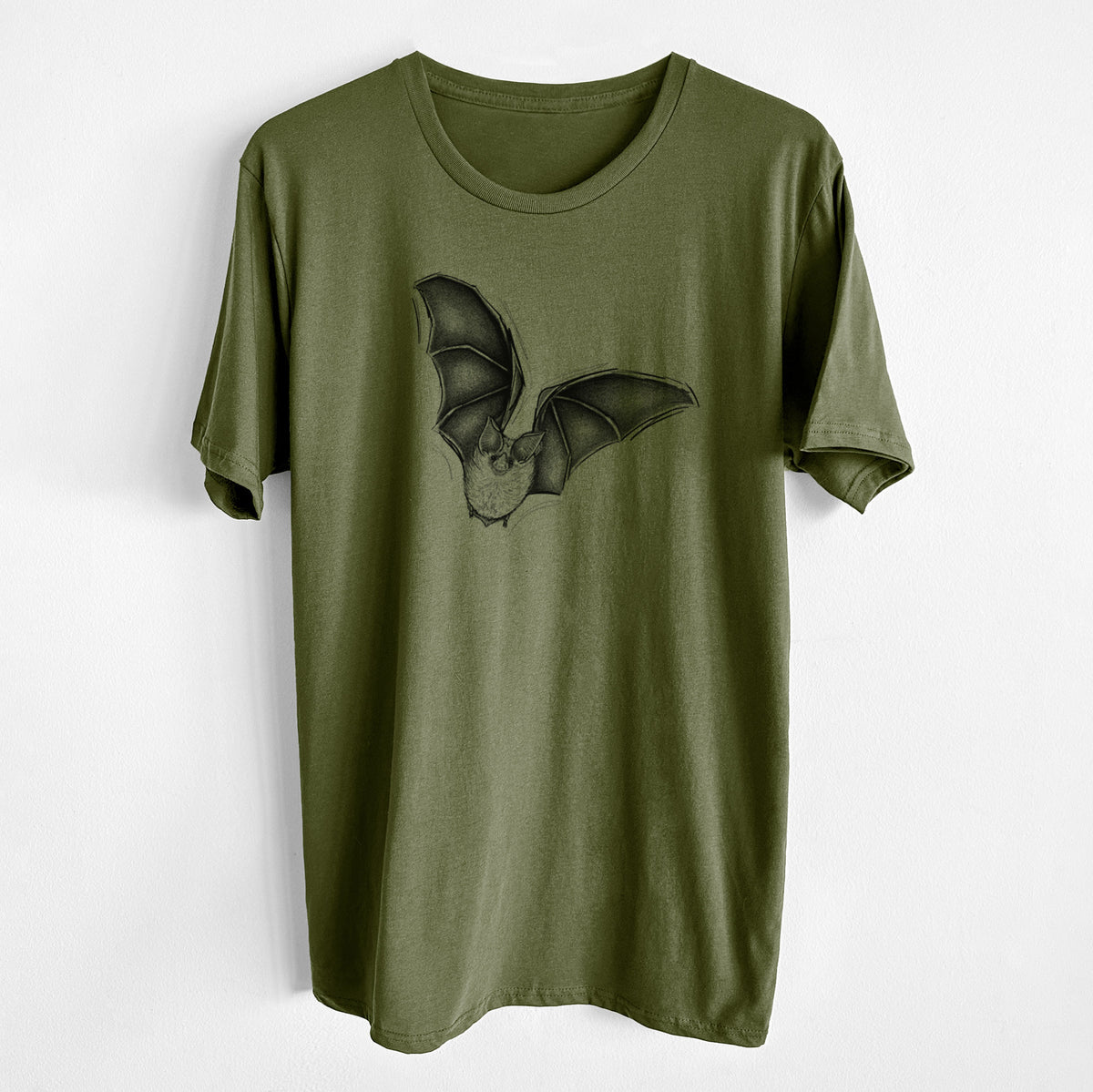 CLOSEOUT - Macrotus californicus - California Leaf-nosed Bat - Unisex Crewneck - Made in USA - 100% Organic Cotton