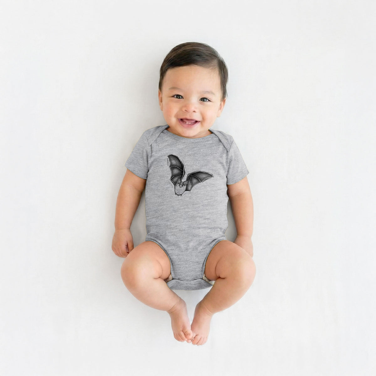 Macrotus californicus - California Leaf-nosed Bat - Baby Fine Jersey Bodysuit