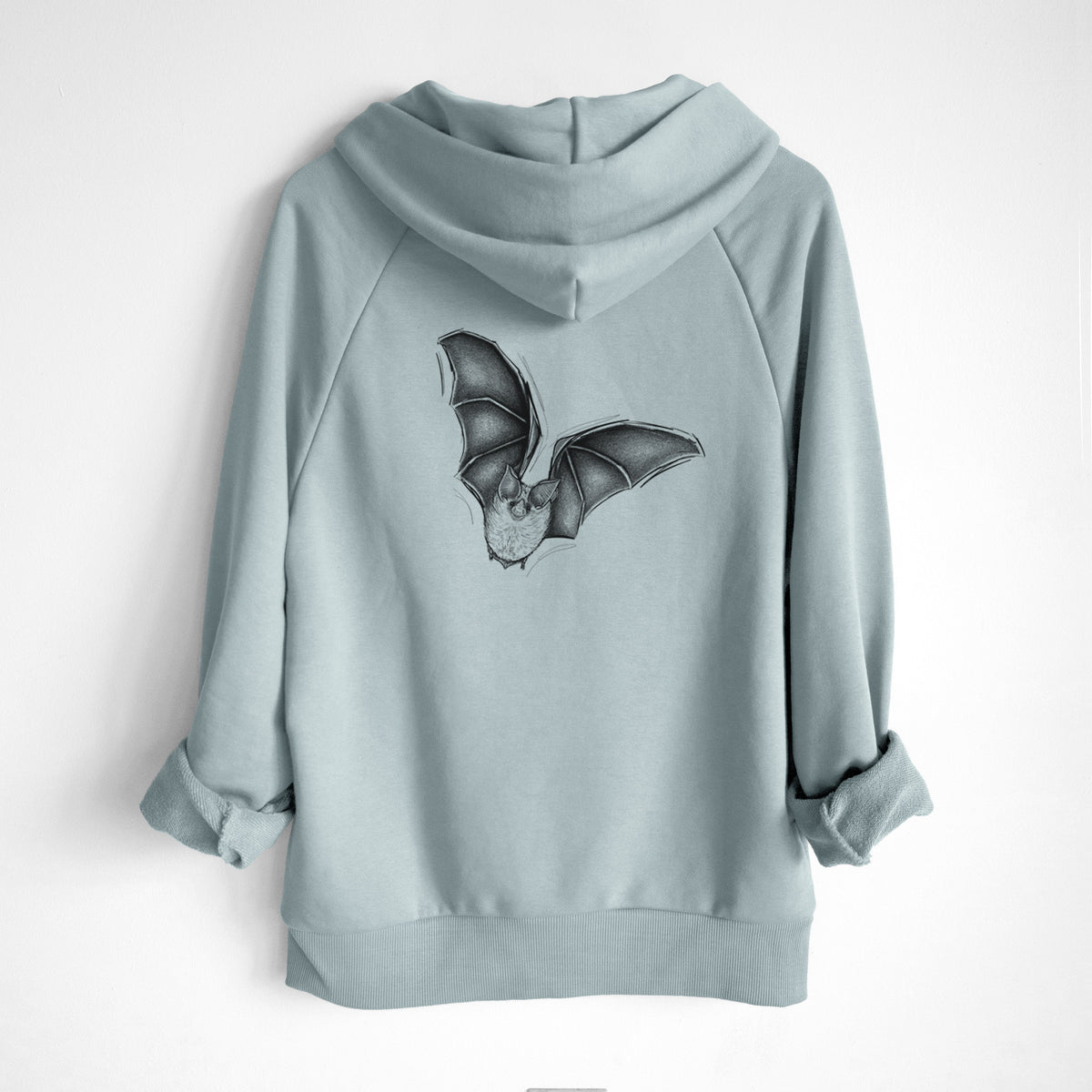 Macrotus californicus - California Leaf-nosed Bat - UltraLuxe Heavyweight French Terry Hoodie