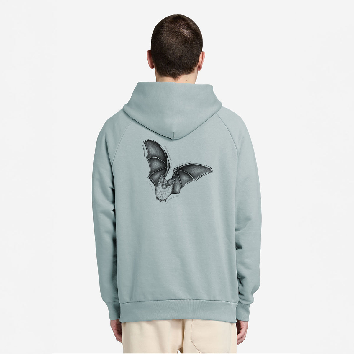 Macrotus californicus - California Leaf-nosed Bat - UltraLuxe Heavyweight French Terry Hoodie
