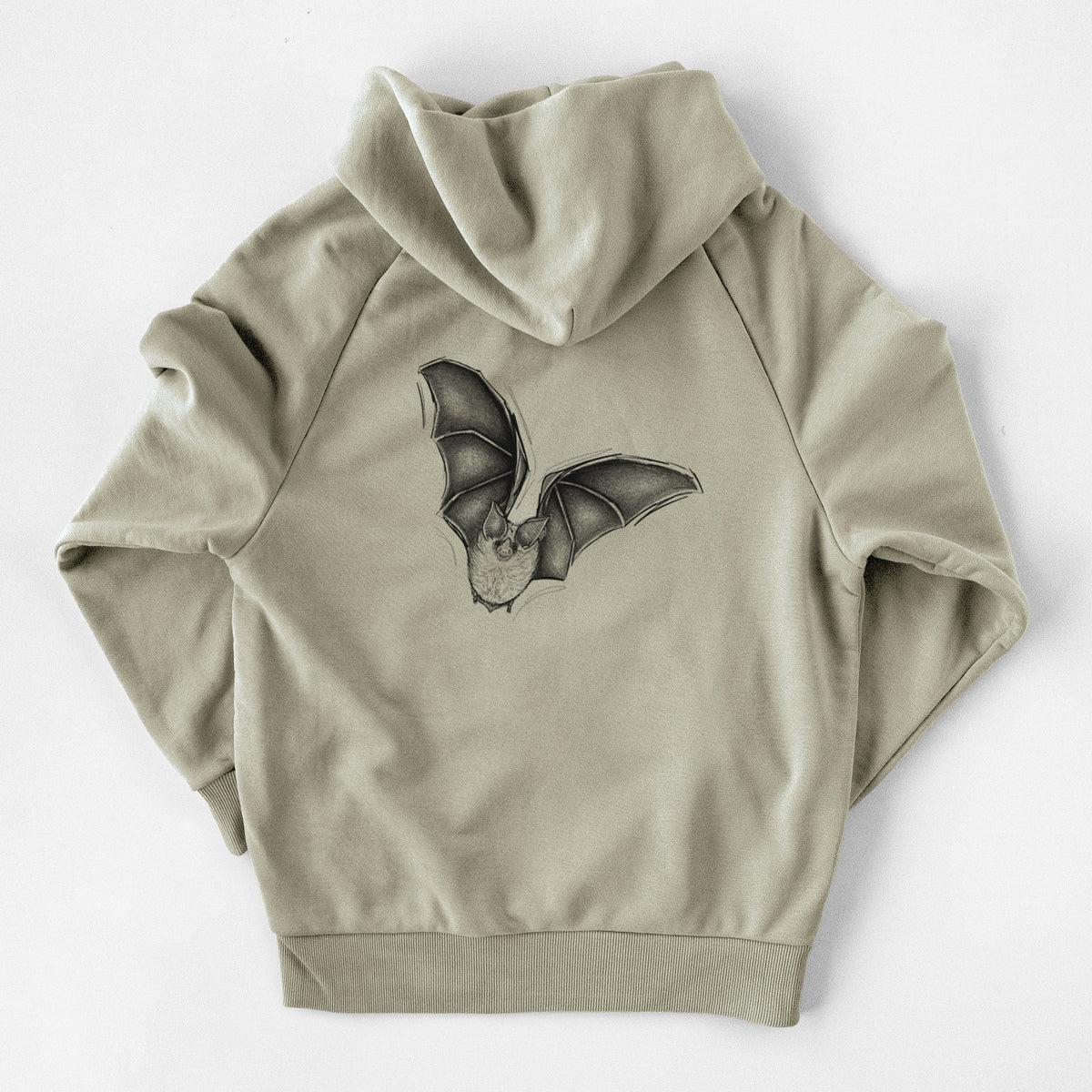 Macrotus californicus - California Leaf-nosed Bat - UltraLuxe Heavyweight French Terry Hoodie