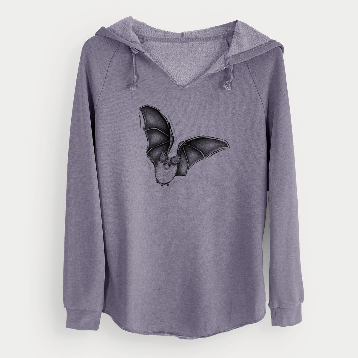 Macrotus californicus - California Leaf-nosed Bat - Cali Wave Hooded Sweatshirt