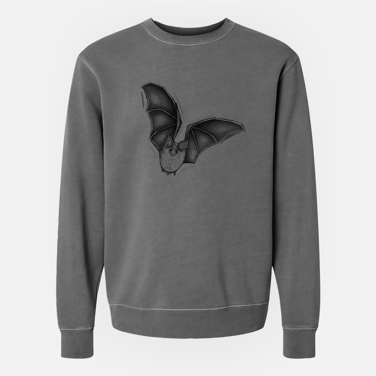 Macrotus californicus - California Leaf-nosed Bat - Unisex Pigment Dyed Crew Sweatshirt