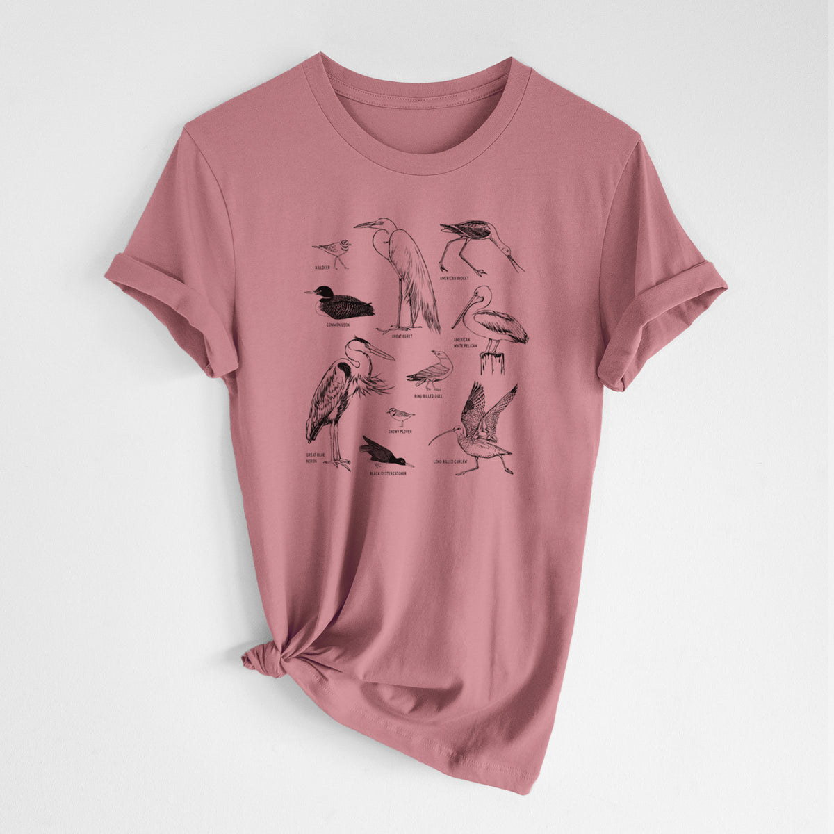California Shorebirds - Lightweight 100% Cotton Unisex Crewneck
