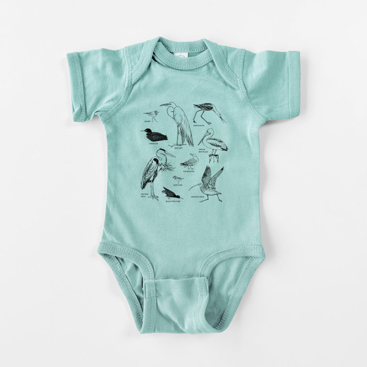 California Shorebirds - Baby Fine Jersey Bodysuit