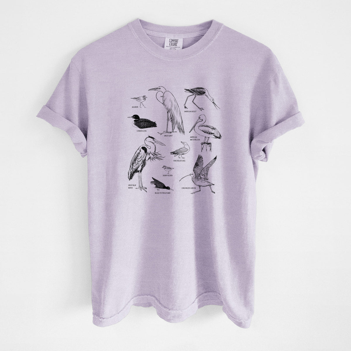 California Shorebirds - Unisex Comfort Colors Garment-Dyed Heavyweight T-shirt