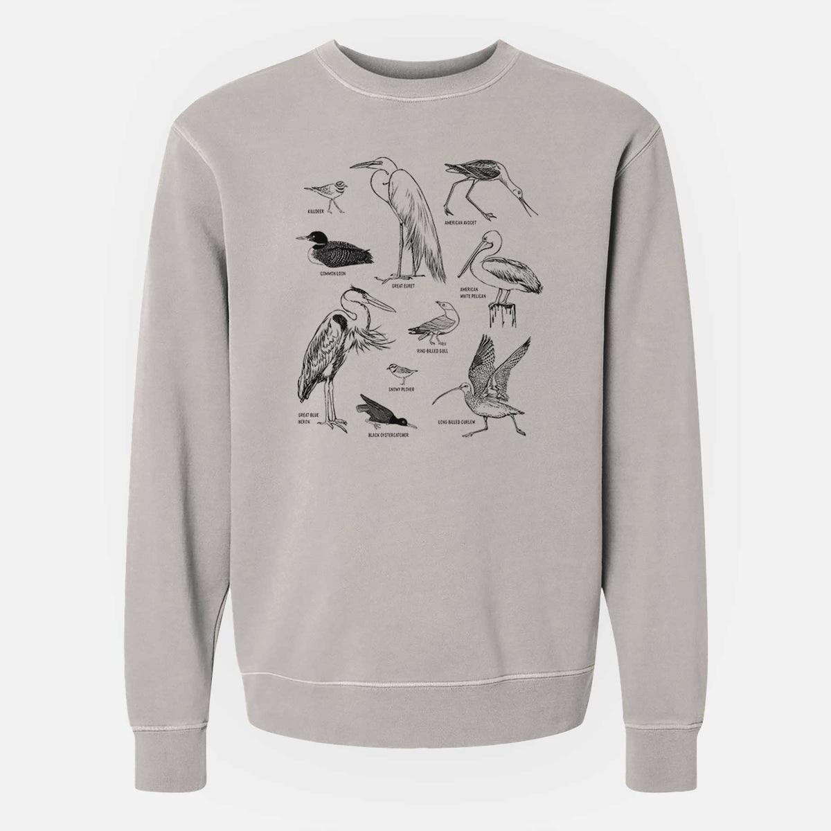 California Shorebirds - Unisex Pigment Dyed Crew Sweatshirt