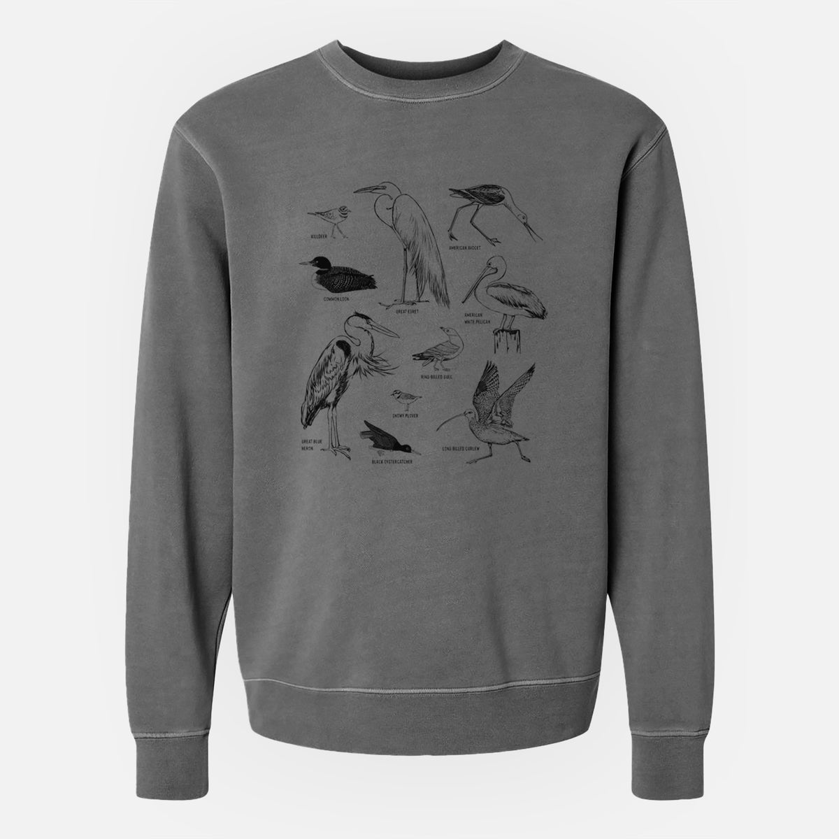 California Shorebirds - Unisex Pigment Dyed Crew Sweatshirt