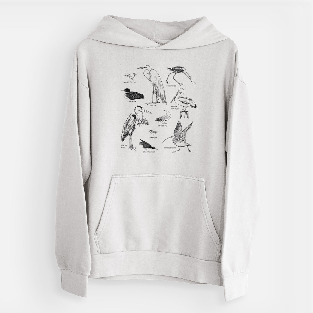 California Shorebirds  - Urban Heavyweight Hoodie