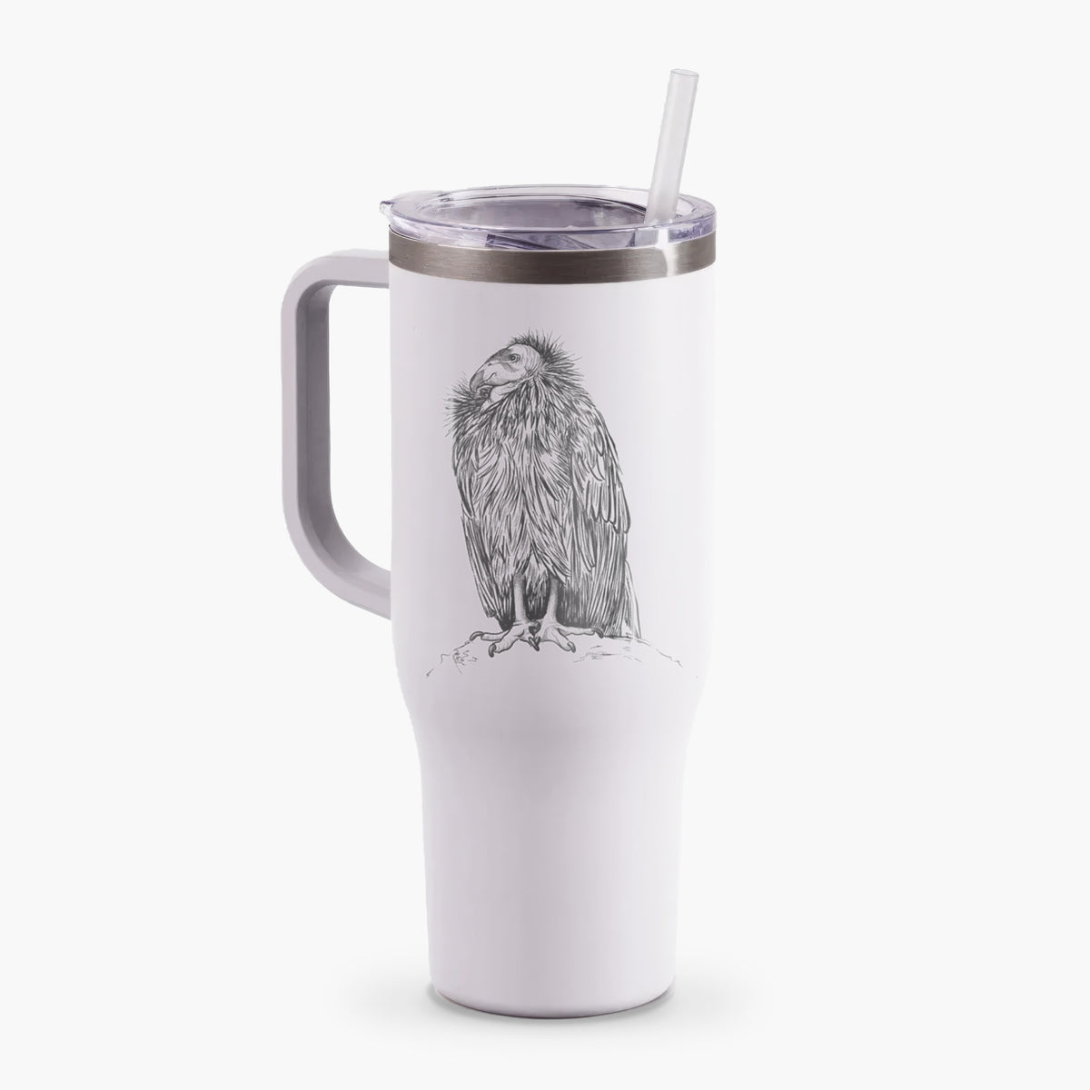 California Condor - Gymnogyps californianus - 40oz Tumbler with Handle