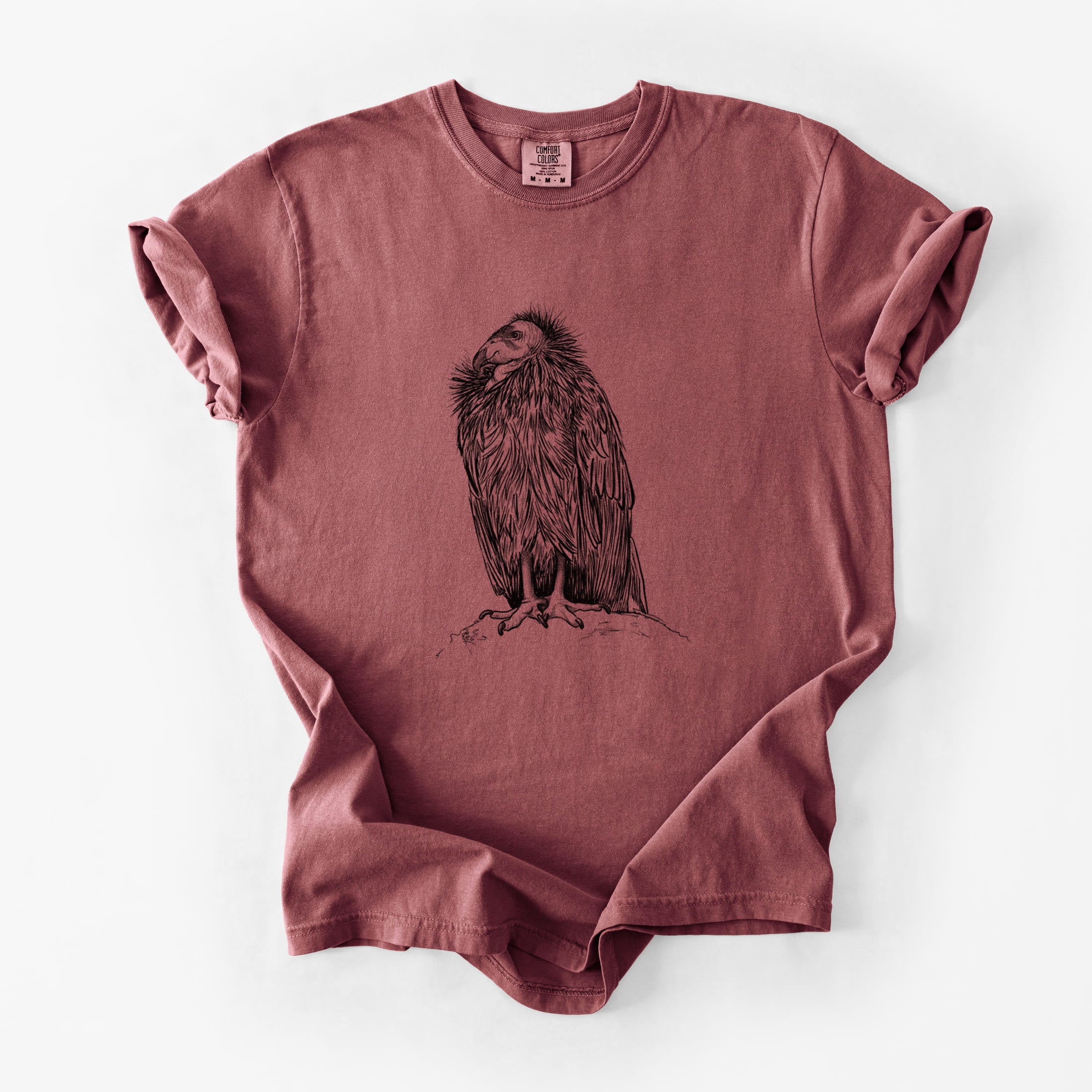 California Condor - Gymnogyps californianus - Unisex Comfort Colors Garment-Dyed Heavyweight T-shirt