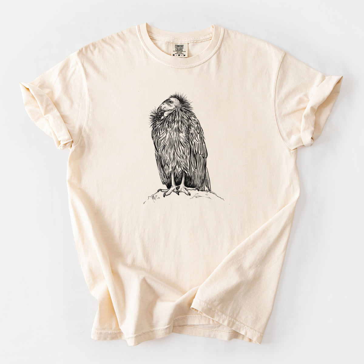 California Condor - Gymnogyps californianus - Unisex Comfort Colors Garment-Dyed Heavyweight T-shirt