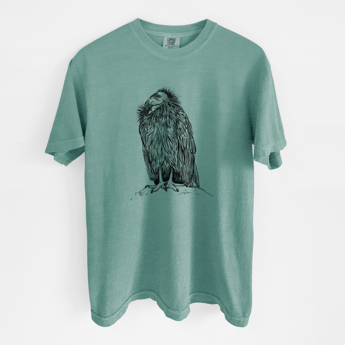 California Condor - Gymnogyps californianus - Unisex Comfort Colors Garment-Dyed Heavyweight T-shirt